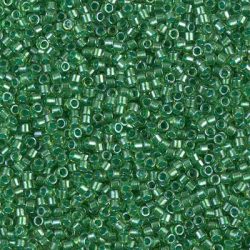 Miyuki Delica DB0916 | Sparkling Light Green Lined Chartreuse 7.2g