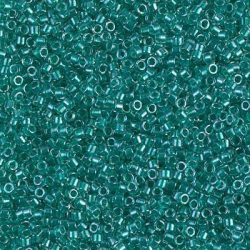 Miyuki Delica DB0918 | Sparkling Teal Lined Crystal 7.2g