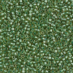 Miyuki Delica DB0917 / DB917 Seed Beads | Miyuki Delica DB0917 Seed Beads | Transparent Sparkling Light Green 7.2g