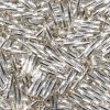 Miyuki BGLTW12-001 Bugle Beads Transparent Silver Lined Crystal 10 Grams