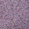 Miyuki Bugle Beads, BGL1-9142FR (3mm/.125”) 19 Gram Tube, Transparent Smoky Amethyst Matte AB.