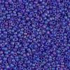 Miyuki 11-90151FR/11-151FR Seed Beads 11/0, Transparent Cobalt Blue Matte AB, 24g Shipped in an Elizabeth Ward bead container