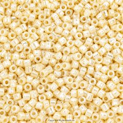 Miyuki Delica DB1560 Seed Beads | Opaque Dark Cream Luster 7.2g
